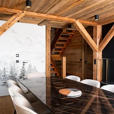 Chalet Large With Private Pool And Nordic Bath Notre-Dame-de-Bellecombe