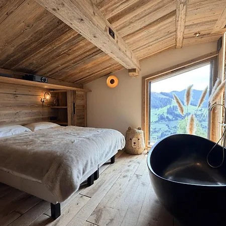 Chalet Large With Private Pool And Nordic Bath *